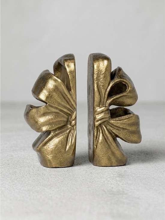 Other - 2pc Gold Metal Bow Bookends - THRESHOLD designed with STUDIO MCGEE